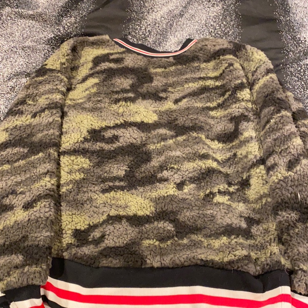 Camo Teddy Sweatshirt